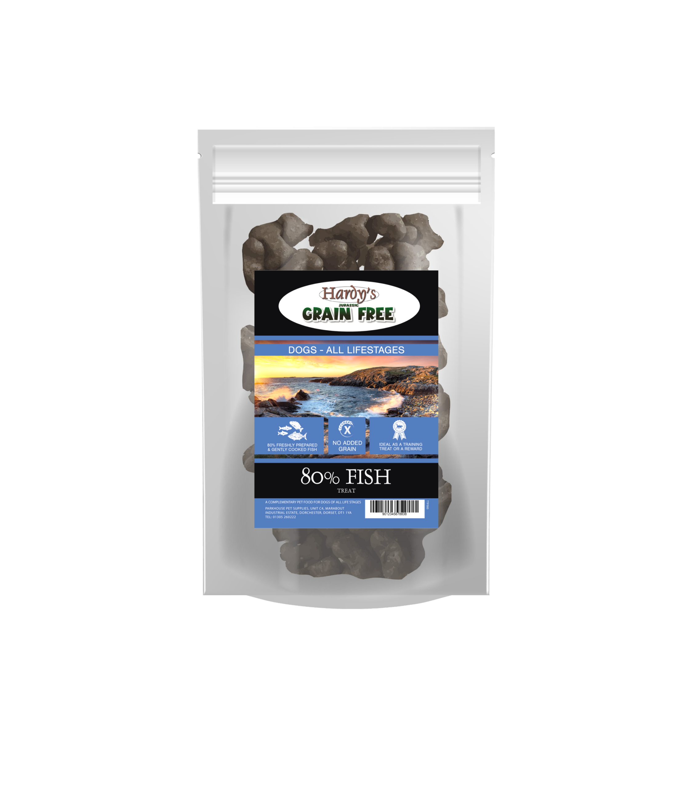 Hardy's Jurassic Grain Free 80% Fish Treats
